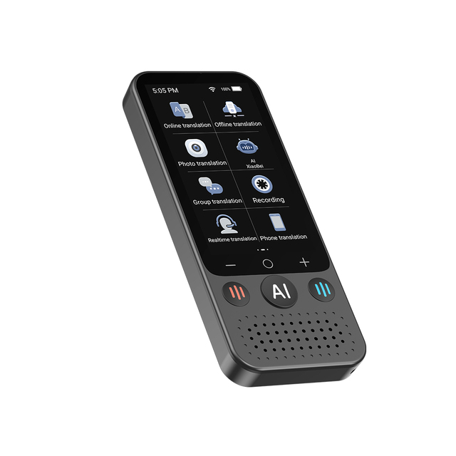 Portable Smart AI Voice Translator 138 Languages Online Offline Simultaneous Translation WiFi Android Tours Meetings