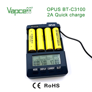 <span class=keywords><strong>BT</strong></span>-<span class=keywords><strong>C3100</strong></span> <span class=keywords><strong>Opus</strong></span> intelligent 4 emplacements pour batterie lithium-ion, Ni-MH, NiCd chargeant un chargeur rapide 2A avec rétro-éclairage LED - Product Image 4