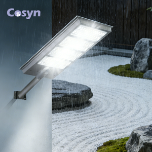 <span class=keywords><strong>ไฟ</strong></span>ถนนโซลาร์เซลล์แบบรวมติดตั้งพร้อมเซ็นเซอร์ตรวจจับความเคลื่อนไหว  โครงสร้างอลูมิเนียม  ติดตั้งบนเสาสูง  สำหรับภายนอกอาคาร  ระบบ<span class=keywords><strong>ไฟ</strong></span>ส่องสว่างสาธารณะ  กันน้ำระดับ IP65  หลอด<span class=keywords><strong>ไฟ</strong></span> LED  กำลังไฟ 400W-800W สำหรับถนน - Product Image 1