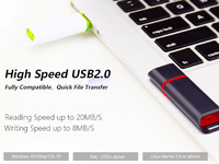 KDATA OEM Pendrive de alta velocidad 2,0 Stick 16GB Original 2GB Venta al por mayor 64GB 32GB 128GB Logotipo personalizado Usb Flash Drive 8GB