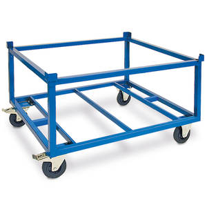 1000 Kg Tragkraft Elastic-Vollgumm Rad-ØxB 200x50 Mm Ladefläche LxBxH 1210x1010x740 Mm <b>Cargo</b> <b>Storage</b> <b>Equipment</b> for Paletten und - Product Image 1