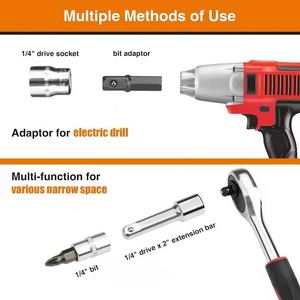 46Pcs Steel Auto Ratchet Wrench <b>Toolbox</b> Car Sleeve Repair Kit Vehicle <b>Tools</b> Hardware Emergency <b>Tool</b> Set - Product Image 4