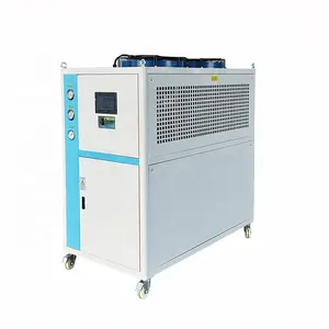 25000Kcal/H Capacidad de enfriamiento 10HP Enfriador de agua refrigerado por aire R134A Sistema de enfriamiento industrial