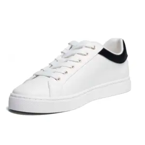 高品质男士休闲运动鞋低帮步行鞋女士定制标志白色运动鞋
