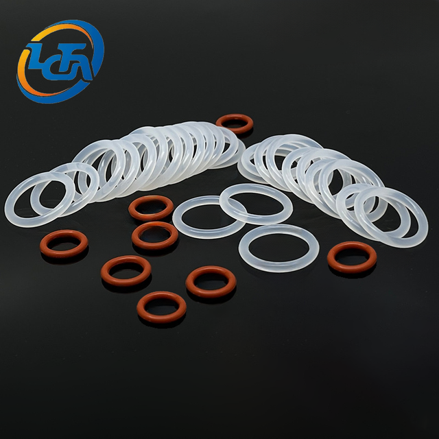 Transparent Silicone O-rings FVMQ Food-grade Medical-grade High-temperature Resistant Manufactured to Size. Silicone O-rings