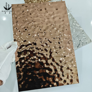 กระเพื่อมแผ่นสแตนเลสตกแต่งผนัง201/304/316สีต่างๆสำหรับห้องนอนโรงพยาบาล - Product Image 5