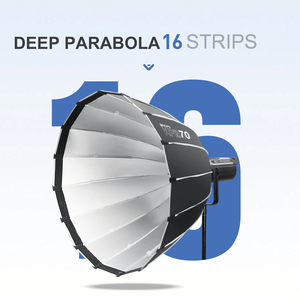 TRIOPO 70/90/120cm Parabolic Softbox Bowens Mount Soft Boxes con rejilla de nido de abeja para <span class=keywords><strong>Godox</strong></span> <span class=keywords><strong>SL60w</strong></span> Bowens Mount Lights - Product Image 2