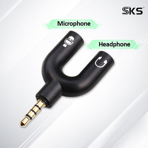 Adaptador Divisor de Áudio de Alta Qualidade com Conector TRRS Macho de 3,5mm 4-Pole para 2 RCA Fêmea com Cabo de PVC para MP3, Fones de Ouvido e Microfone - Product Image 2