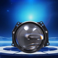 Nuevo Faro Delantero de Alta Calidad de 100w 6000k 15000lm con Lente de Proyector LED Móvil para Automóvil, Lente de Proyector Bi-LED Modificada