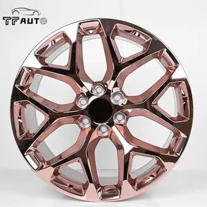 JWL VIA TEST chrome offroad work forged aluminum alloy truck car wheel made in china 22 inches rims wheels