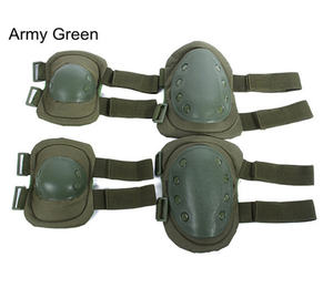 Bantalan pelindung lutut taktis + siku, bantalan pelindung lutut taktis luar ruangan dapat disesuaikan warna - Product Image 4
