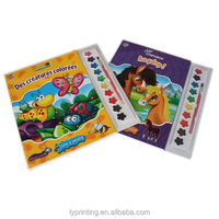 Livre de dessin et de peinture pour enfants personnalisé avec couverture en couleur pleine, taille personnalisable, papier fantaisie, film laminé, impression offset