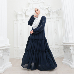 Vente chaude Longue Mexi Plus Size Musulman Vêtements Femmes Abaya Robe - Product Image 2