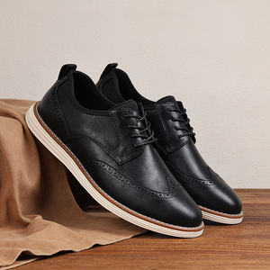 รองเท้าเดรสสำหรับผู้ชาย ไซส์ 38-46 รองเท้าอ็อกซ์ฟอร์ดแบบสวม รองเท้าโลฟเฟอร์แบบมีพู่สำหรับผู้ชาย รองเท้าอ็อกซ์ฟอร์ดสำหรับผู้ชาย - Product Image 4