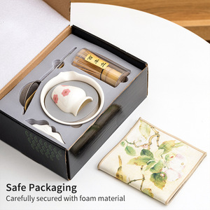 Astief bán buôn sang trọng Nhật Bản Nghi Lễ Trà Công cụ Matcha Whisk <span class=keywords><strong>Set</strong></span> tùy chỉnh hoa Matcha <span class=keywords><strong>Set</strong></span> Hộp quà tặng - Product Image 6