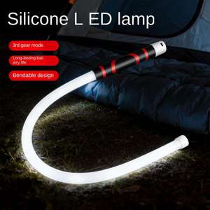 Linterna LED Flexible Recargable por <span class=keywords><strong>USB</strong></span> de 27 Pulgadas (69 cm), Portátil, 500 Lúmenes, Luz de Trabajo para Reparación de Automóviles con Base Magnética - Product Image 3