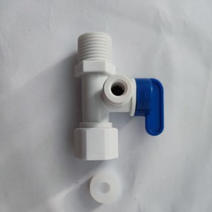 <b>Water</b> <b>Purifier</b> Three Way Ball Valve 1/2 In Quick Connect Plastic Inlet Tee For Pure <b>Water</b> <b>Machine</b> - Product Image 2