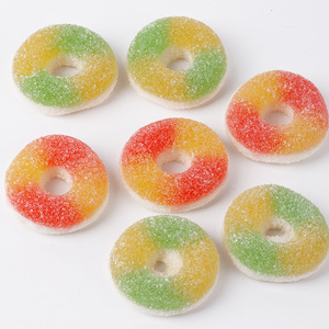 ผู้ผลิตขนม<span class=keywords><strong>หวาน</strong></span>แบบขายส่ง รับผลิตตามสั่ง แพ็คตัวอย่าง ขนมผลไม้รวม ฮาลาล โดนัท <span class=keywords><strong>ลูกอม</strong></span>เจลลี่แบบขึ้นรูป - Product Image 2
