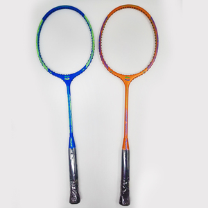 Raquettes de badminton de balle en fibre de carbone 100% graphite bon marché pour le marché indien - Product Image 1