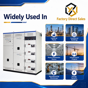 Gabinete de Medidor Eléctrico MV&HV, Panel de Control de Distribución de Energía, Tablero Principal, 3 Placas de Zinc Recubiertas de Aluminio, IP30, 660V, <span class=keywords><strong>GCK</strong></span> - Product Image 5