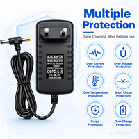 Production personnalisée, compatibilité étendue, prise EU/AU/UK/US 24V 1A, 100-240V 50/60Hz 24W, adaptateur secteur AC/DC de type prise murale