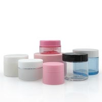 Ensemble de pots en plastique PP PET vides 30g 50g 80g 100g 150g 200g Emballage cosmétique pour crème de soin de la peau avec bouchon à vis Contenant alimentaire
