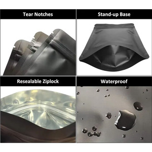 In logo tùy chỉnh 3.5g 7g mùi bằng chứng nhựa <span class=keywords><strong>Ziplock</strong></span> lá túi màu Mylar chết cắt túi - Product Image 5