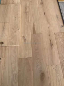 Suelo de madera de roble europeo para interiores, variedad de estilos cepillados UV para exteriores, sótano, cocina, Villa, suelo de madera - Product Image 4