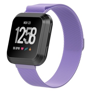 Correa de reloj inteligente magnética de Metal S/L para <span class=keywords><strong>Fitbit</strong></span> <span class=keywords><strong>Versa2</strong></span>/Lite correa de reloj de acero inoxidable para <span class=keywords><strong>Fitbit</strong></span> <span class=keywords><strong>Versa2</strong></span> correa Milanesa - Product Image 6