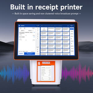 Sistema POS Bianco Efficiente Registratore di Cassa Gestione Aziendale Touch Screen Windows Terminale POS Stampante Tutto in Uno - Product Image 2