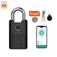 Cadenas intelligent numérique étanche avec déverrouillage par empreinte digitale et mot de passe, compatible avec l'application Tuya pour sacs, valises, casiers et portes en bois