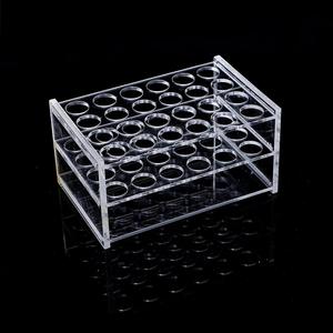 Số lượng lớn giảm giá <span class=keywords><strong>plexiglass</strong></span> Ống nghiệm chủ colorimetric Ống khung đơn/đôi Hàng khung 13mm 16mm 18mm cho phòng thí nghiệm - Product Image 5