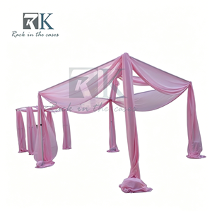 Kits de tubos ajustables al por mayor y telones de fondo para decoración de stands de ferias comerciales y bodas - Product Image 1