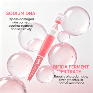เซรั่ม PDRN DNA แซลมอนสีชมพู แบรนด์ส่วนตัว OEM ขนาด 1.5 มล. * 10 ชิ้น เซรั่มบำรุงผิวหน้าลดเลือนริ้วรอย ผสมไนอะซินาไมด์ คอลลาเจน และเปปไทด์ - Product Image 3