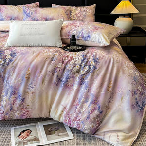 Juego de Ropa de Cama de Lujo de Cuatro Piezas, 100% Lyocell, para Impresión Digital en Tela, Suave, Fresca y Transpirable, para Uso Doméstico, Novedad 2026 - Product Image 2