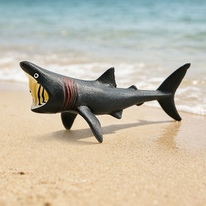 Modelli di Animali Marini Simulati per Acquari, Souvenir in PVC: Balena Dorata, <span class=keywords><strong>Squalo</strong></span> Basking, Balena Blu, Balena Grigia - Product Image 3