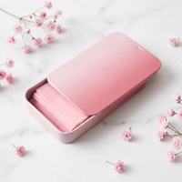 Boîte coulissante rectangulaire en métal personnalisée pour l'emballage de produits cosmétiques et d'articles de voyage – Vente en gros
