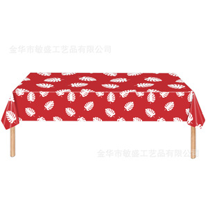Nouvelles assiettes jetables et serviettes en papier à fleurs d'Althéa hawaïennes - Couleurs rouge/bleu/rose pour la décoration de fête d'anniversaire et de sortie de printemps - Product Image 2