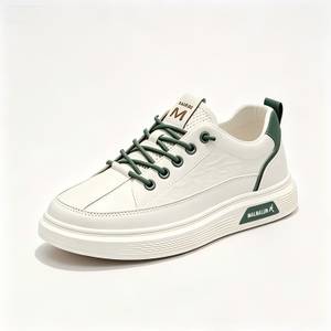 Sneakers basses à plateforme blanches avec logo personnalisé, OEM ODM disponibles - Product Image 4
