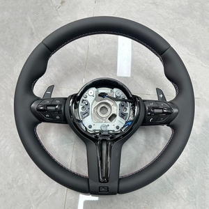Volante de Cuero para BMW M3 M4 M5 F23 F20 F22 F48 F25 F26 F30 F32 F80 F35 F34 F36 F82 F10 F12 F15 F16 F18 E87 E90 E71 <span class=keywords><strong>F91</strong></span> - Product Image 2