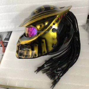 <span class=keywords><strong>Casco</strong></span> de Motocicleta Yautja de FRP GRP, Elegante <span class=keywords><strong>Casco</strong></span> Integral para Motocicleta, Cascos para Exteriores, Genial <span class=keywords><strong>Casco</strong></span> de <span class=keywords><strong>Alien</strong></span> Yautja - Product Image 3