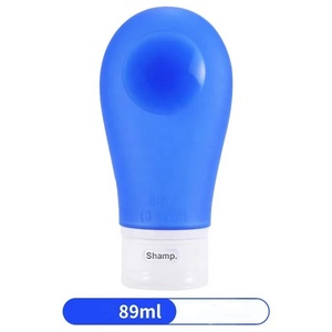 Juego de Botellas de Viaje de Silicona con Ventosa, 37ml/60ml/89ml, Capacidad Personalizada, a Prueba de Fugas, para Champú, Loción, Pelucas y Cuidado Facial - Product Image 3
