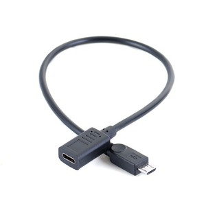 <b>Type</b> <b>C</b> Female <b>To</b> Micro <b>Usb</b> Male <b>Adapter</b> Cable For Mobile Phone Tablet Charging And Data Transfer - Product Image 1