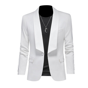 Blazer da <span class=keywords><strong>Uomo</strong></span> di Alta Qualità 2024, Vestibilità Slim per Matrimoni, Nuova Moda Giovanile, Blazer Personalizzato per <span class=keywords><strong>Uomo</strong></span> - Product Image 2