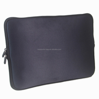 Housse d'ordinateur portable en néoprène personnalisée avec doublure en velours doux, fermeture éclair, étui de protection pour ordinateur portable de 13, 14, 15,6 pouces