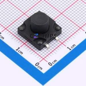 TD-1812SR-8.5H-250 Tactile Switch SMD,12x12mm Switch Vertical Mount 12mm 12mm 8.5mm - Product Image 1