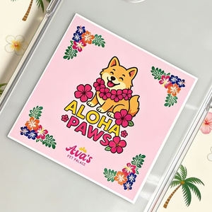 Pegatina adhesiva impermeable personalizada de PVC con diseño de perro de dibujos animados para empaques de productos de alimentos para mascotas - Product Image 2