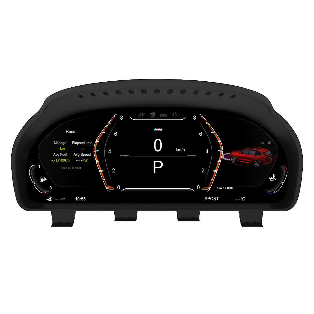 Цифровой Виртуальный кластер для кабины, 12,3 дюймов, для BMW 5 серии F10 F11 F18 GT F07 09-17, ЖК-дисплей, Speedmeters, приборная панель, плеер
