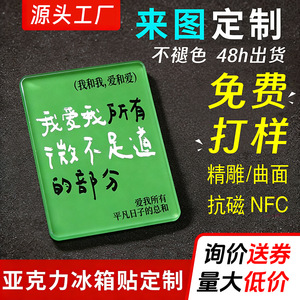Aimants de réfrigérateur personnalisés en acrylique Junxin 5 cm – Thème Urbain, Tourisme, Culture, Créatif, Dessin Animé – Décoration Maison, Cadeau pour Client - Product Image 2