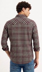 Camisa Oxford a Cuadros de Algodón para Hombre, Corte Slim Fit, Casual y Formal, Manga Larga, Calidad de Exportación, Proveedor de Ropa al Por Mayor - Product Image 2